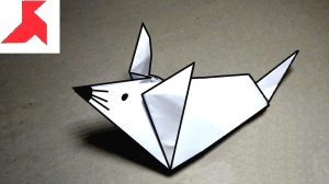 Оригами и DIY поделки из бумаги А4, 12 - DIY 🐭 - Как сделать МЫШКУ из бумаги А4, своими руками?