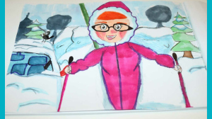 Алина Паначева, 11 - Мама на лыжах